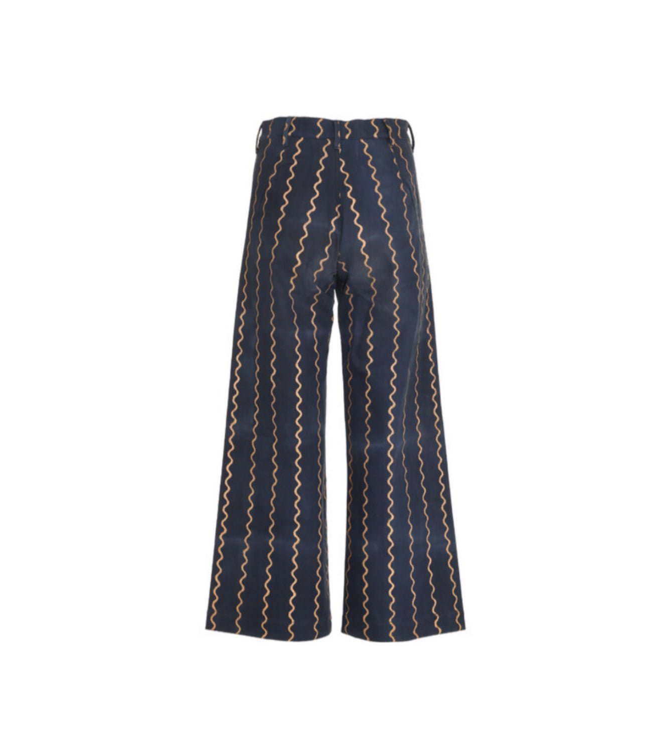 SZ Blockprints Maggi Disco Pants - Deep Blue/Gold