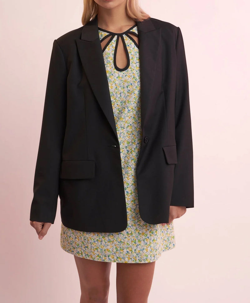 endless rose Single Breasted Blazer - Black