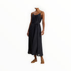 Velvet by Graham & Spencer Avery Silk Cotton Voile Dress - Navy
