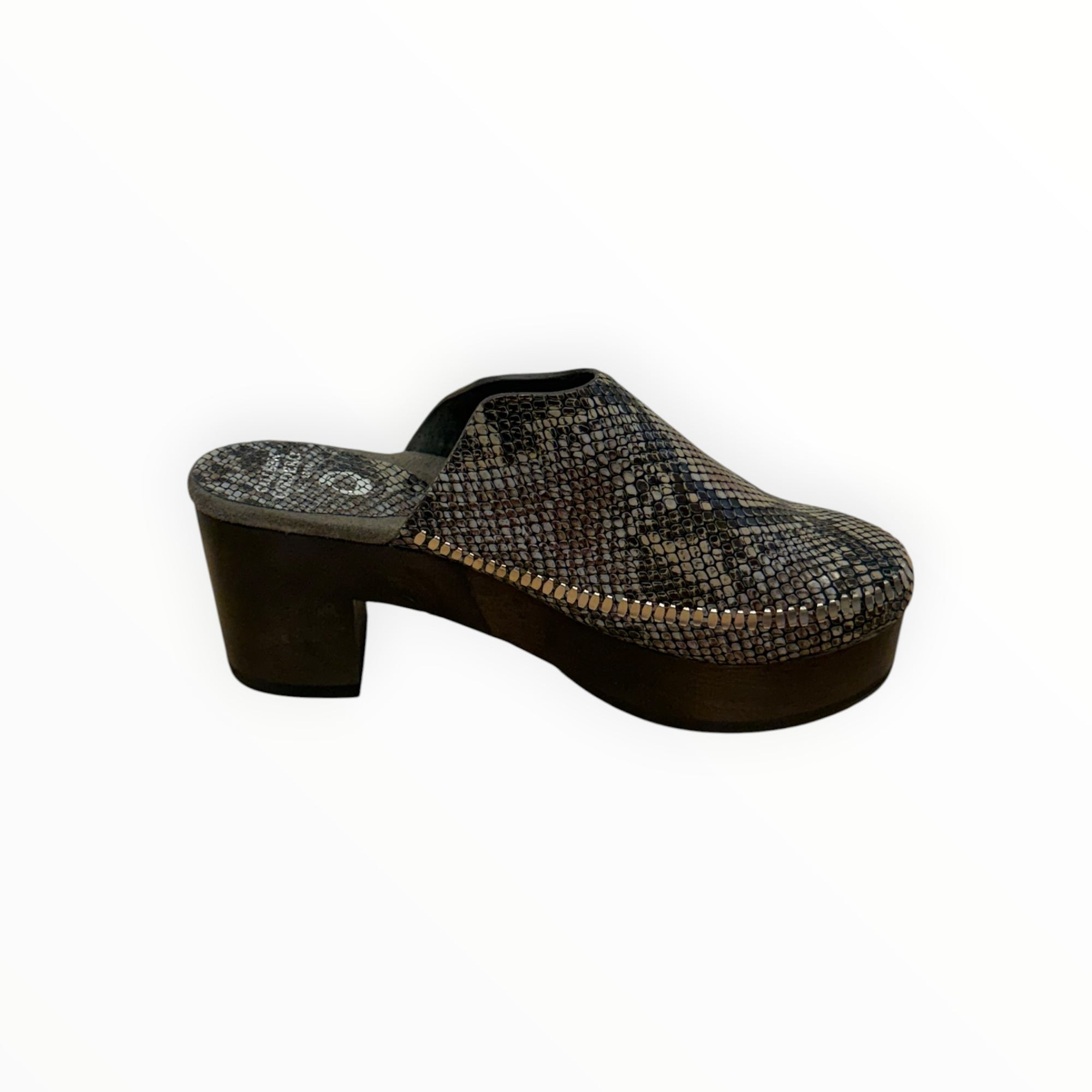 Calleen Cordero Macci Clog - Grey Snake Multi