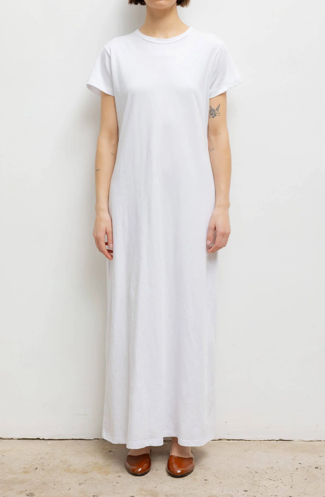 LESET Margo Maxi Dress - White