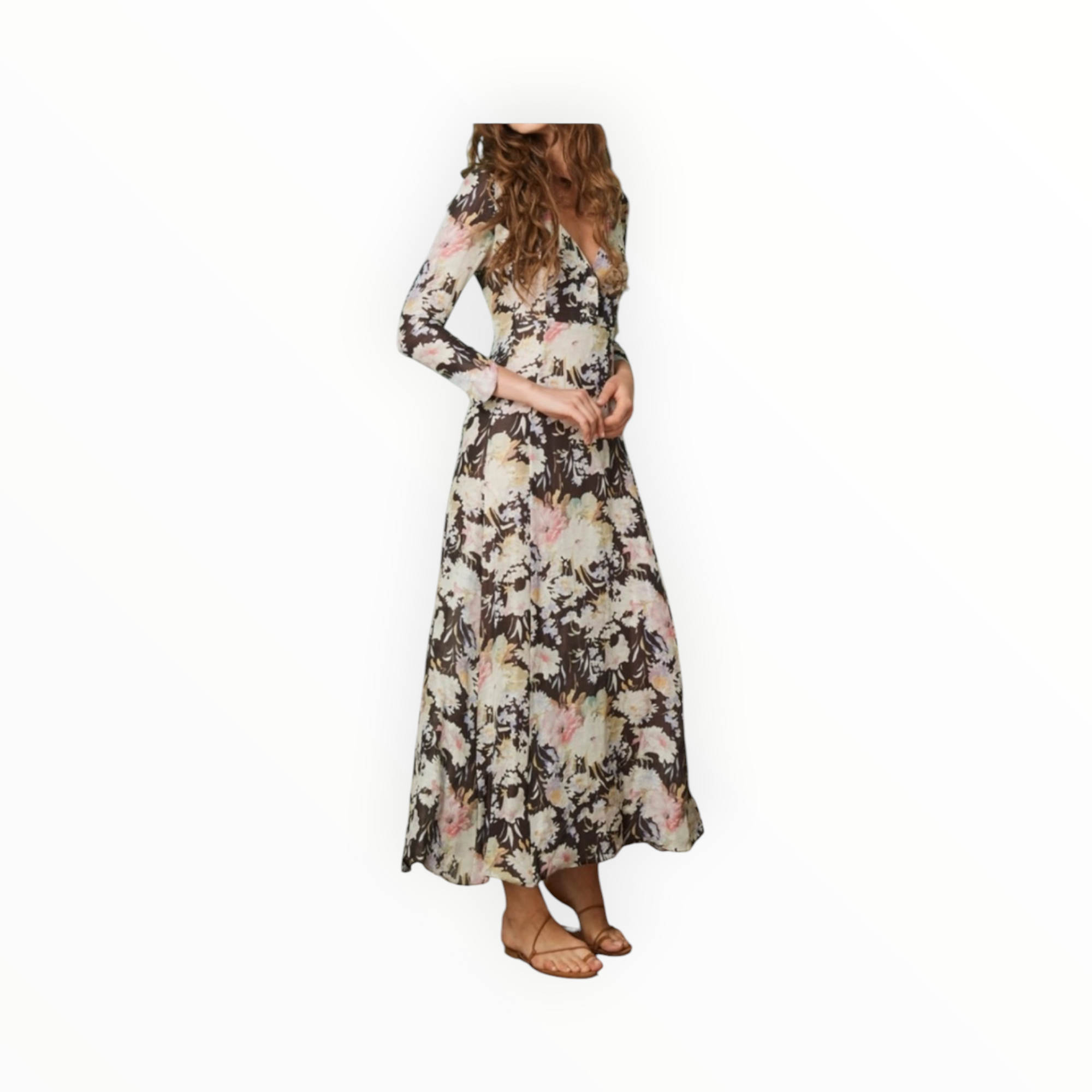 Black Iris Victoria Dress - June Blooms