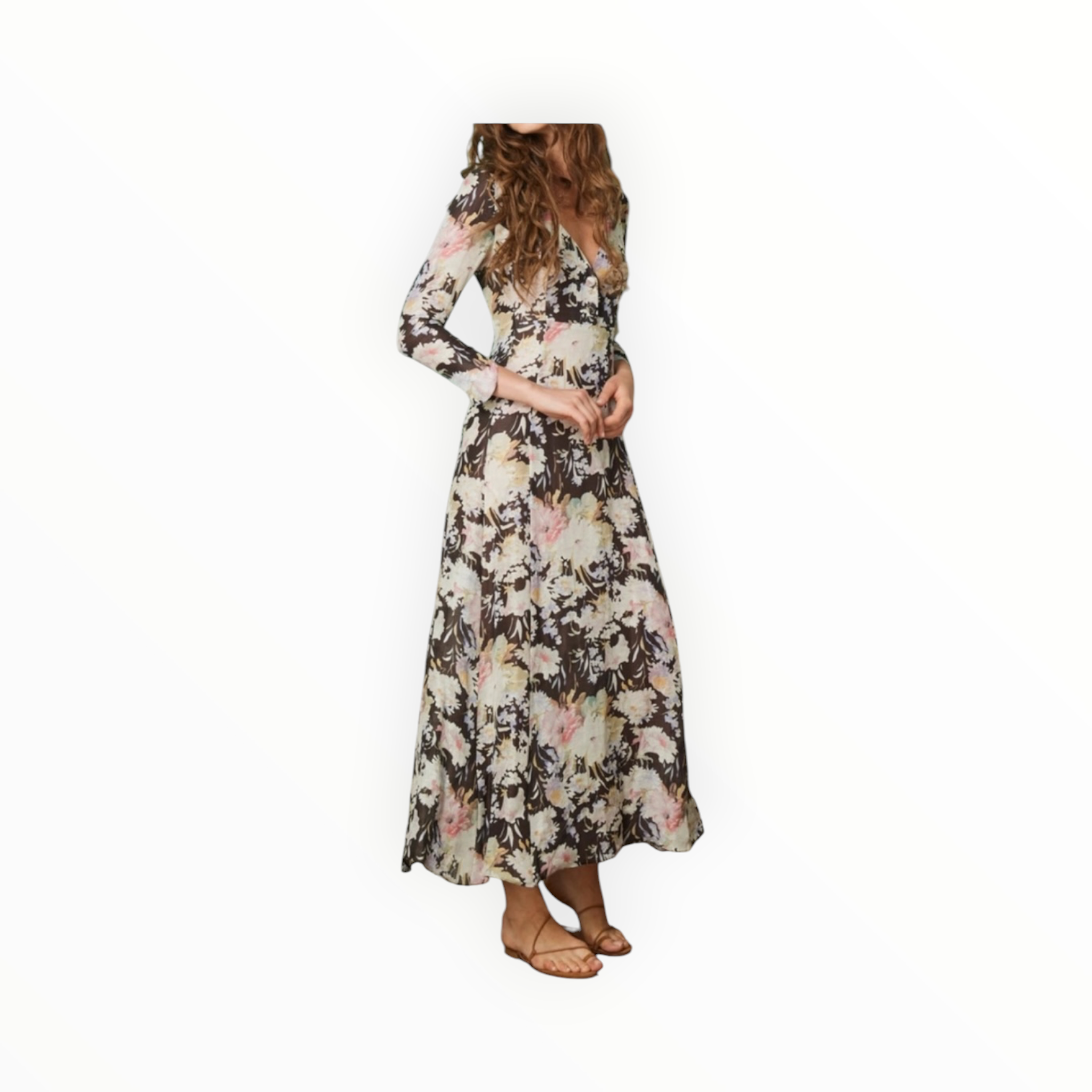 Black Iris Victoria Dress - June Blooms