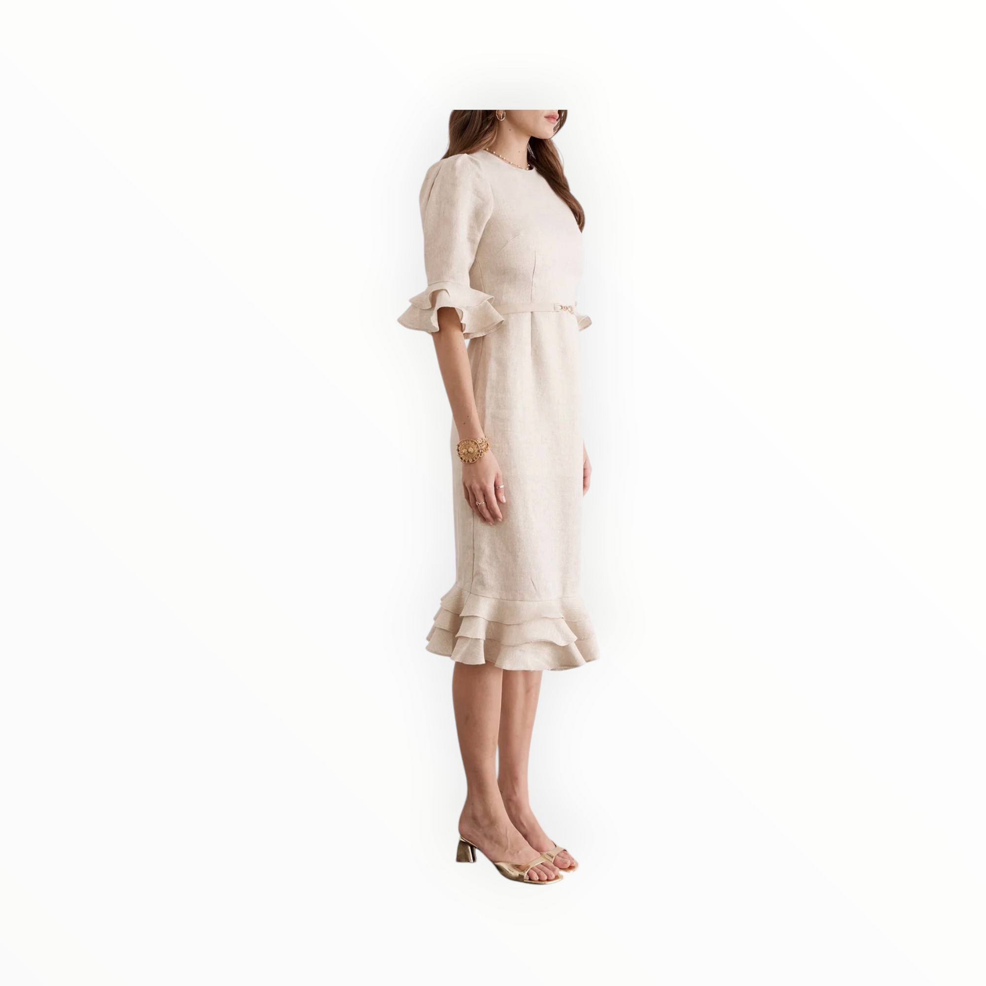 AQUA BLÚ Bec Midi Dress - Illuminee