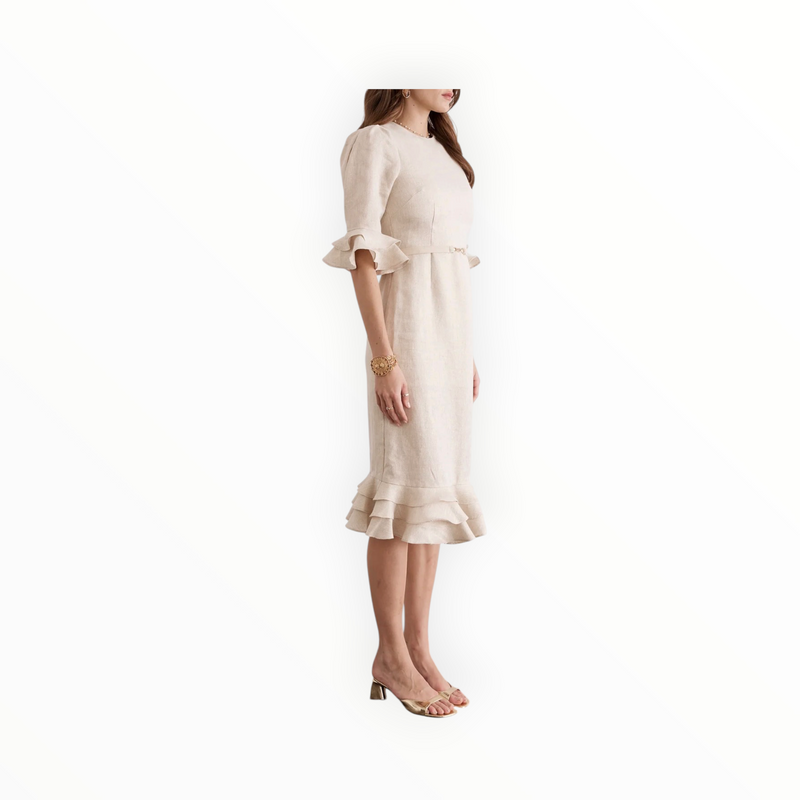 AQUA BLÚ Bec Midi Dress - Illuminee