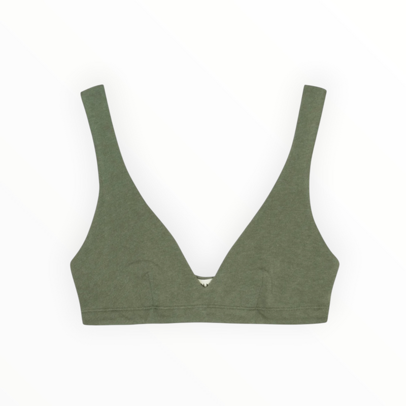 DONNI. Vintage Fleece Bralette - Sage