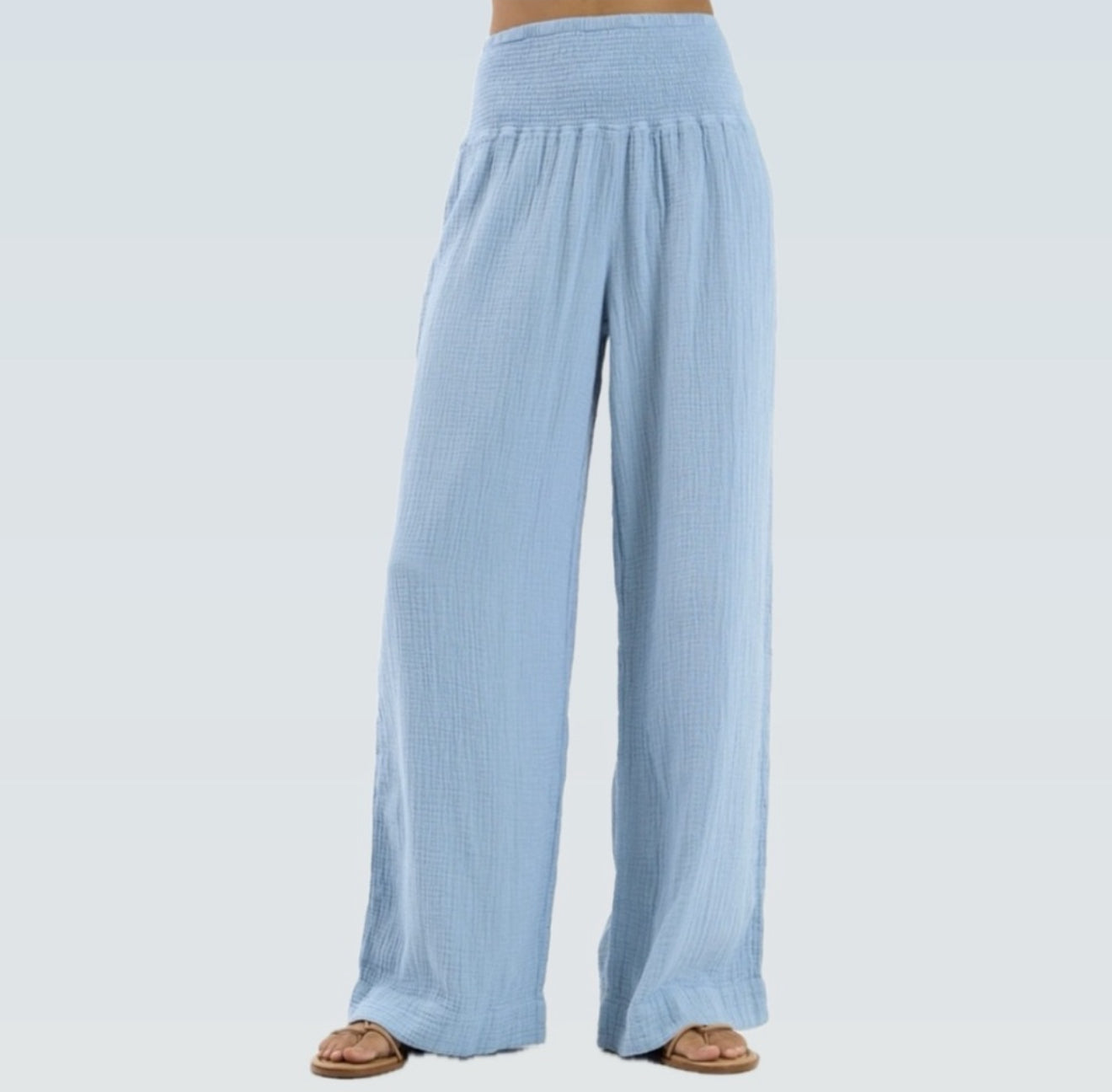 sundays Lila Pants - Dusty Blue