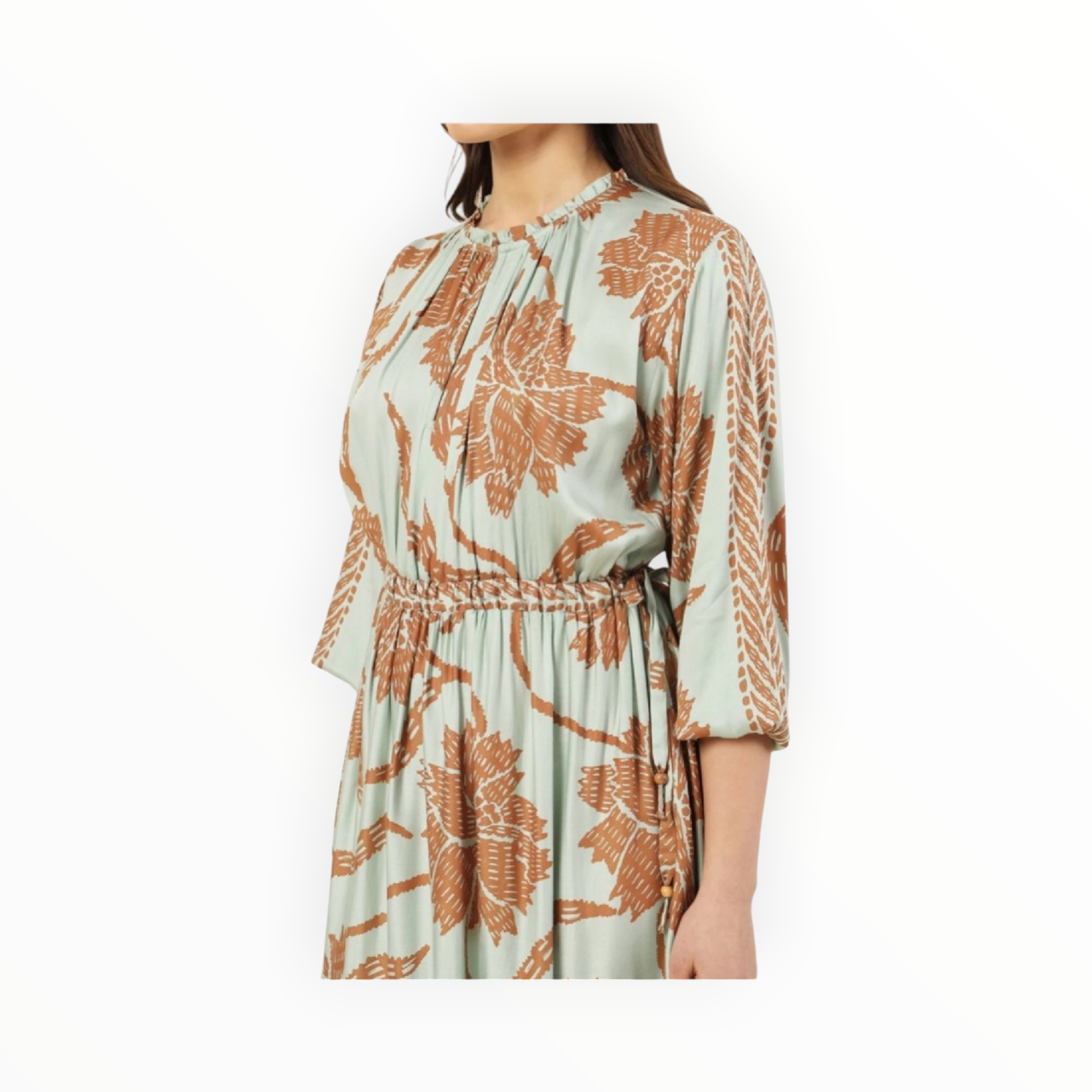 Omika Nina Midi Dress - Nia Seafoam