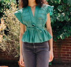 Love The Label Madelyn Top - Foliage Green
