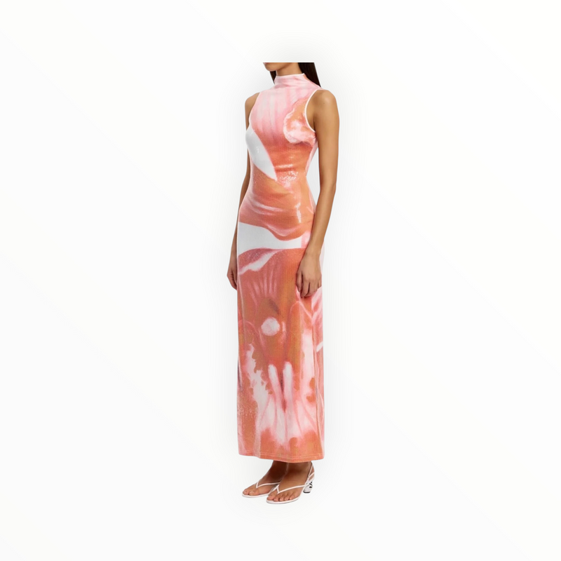 Significant Other Lucinda Maxi Dress - Tangerine Bloom