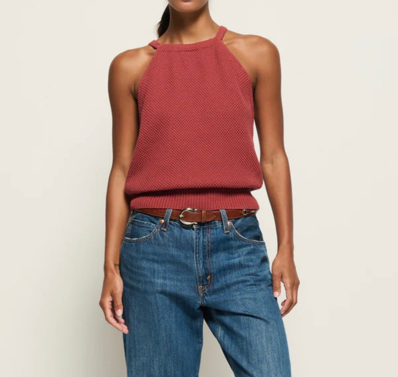 Nation Ltd Auburn Sweater Tank - Marsala