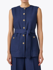 Exquise Phoenix Vest - Navy