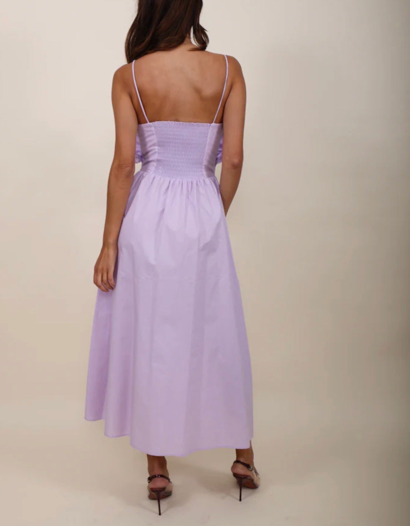 Meimeij Cotton Poplin Dress - Lilac