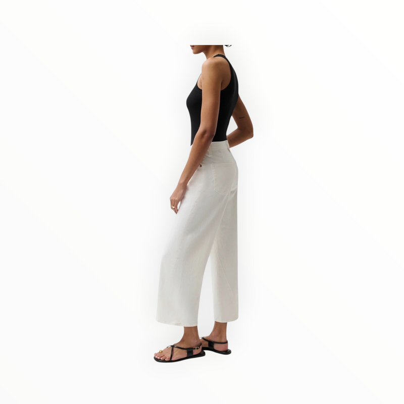 Pistola Kyra High Rise Bowed Ankle - Antique White