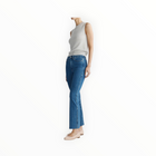 DL1961 Bridget Boot Instasculpt™ High Rise Crop Jeans - Spring Showers