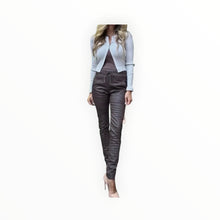 Bevy Flog Shely Pants - Brown Plaid
