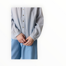 Leone & Harper Cirus Stripe Blouse - Blue