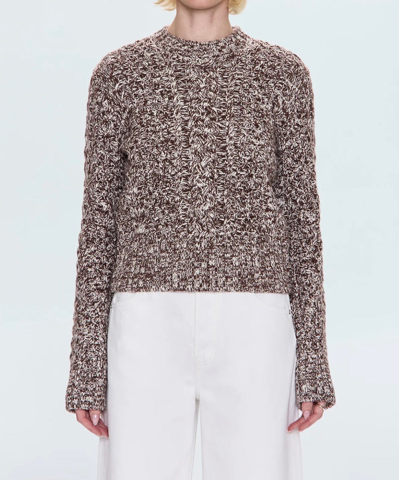 Pistola Quinn Sweater - Chocolate Marl