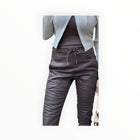 Bevy Flog Shely Pants - Brown Plaid