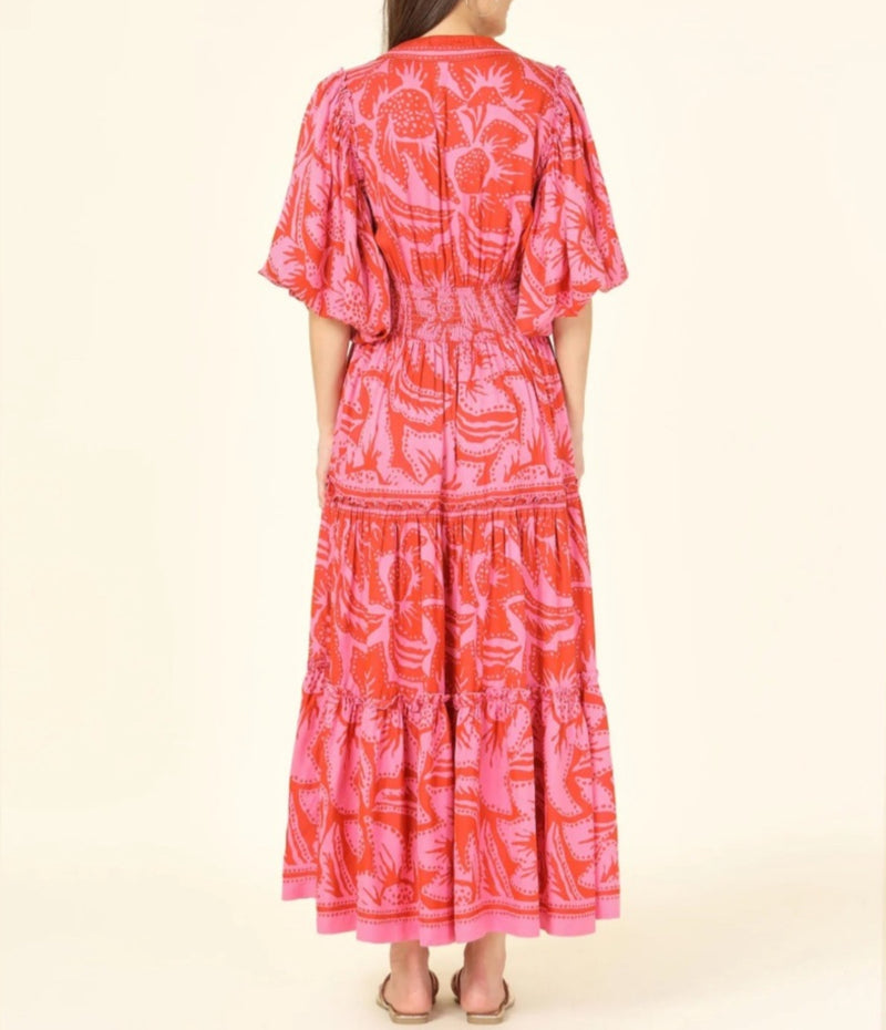 Omika Sloane Maxi Dress - Cierra Grapefruit