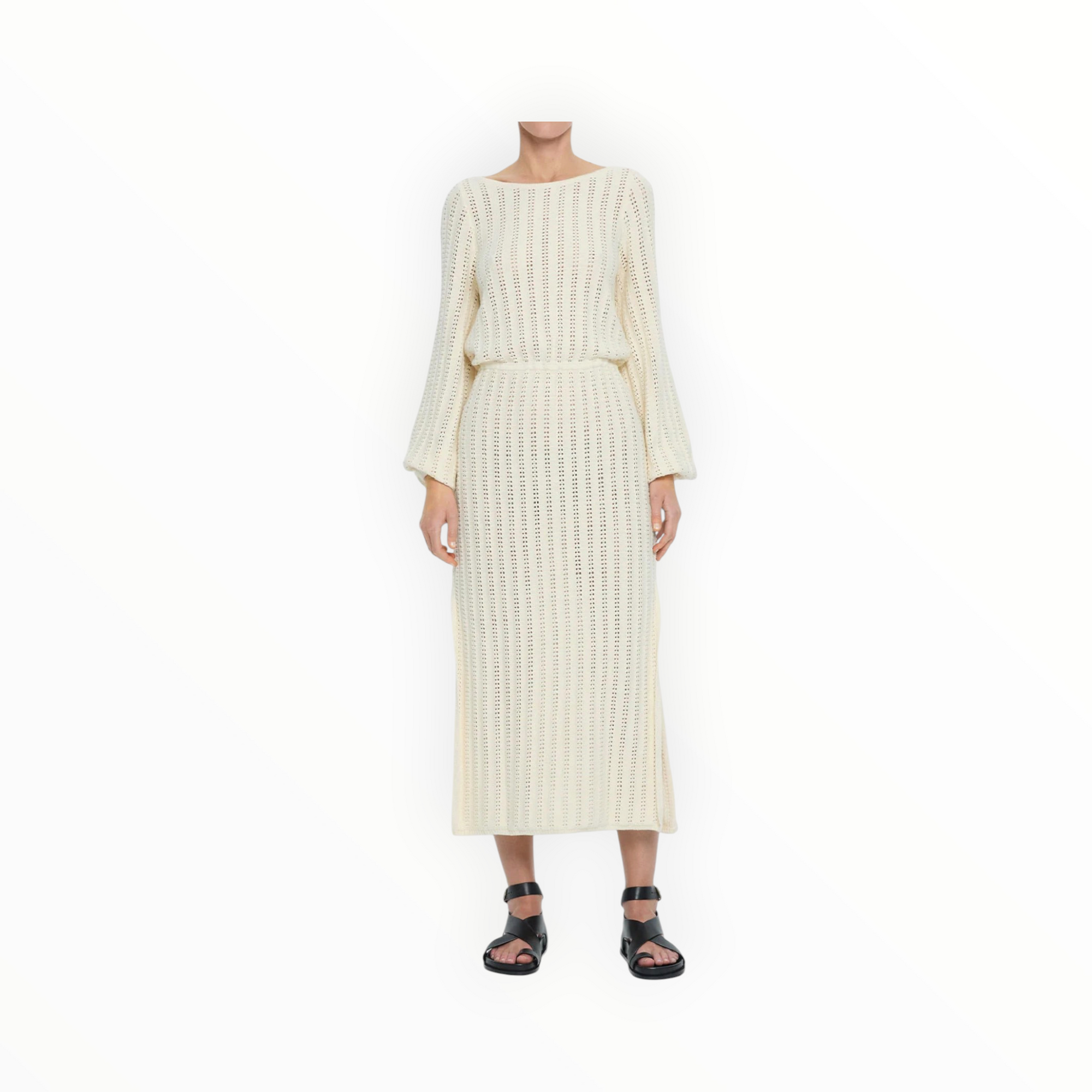 Kivari Noa Knit Dress - Ivory