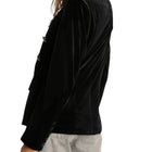 Caballero Kindra Stretch Velvet Jacket - Black