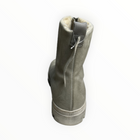 Lofina Suede Boot With Front Zipper - Sand