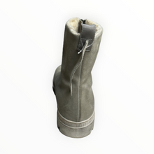Lofina Suede Boot With Front Zipper - Sand