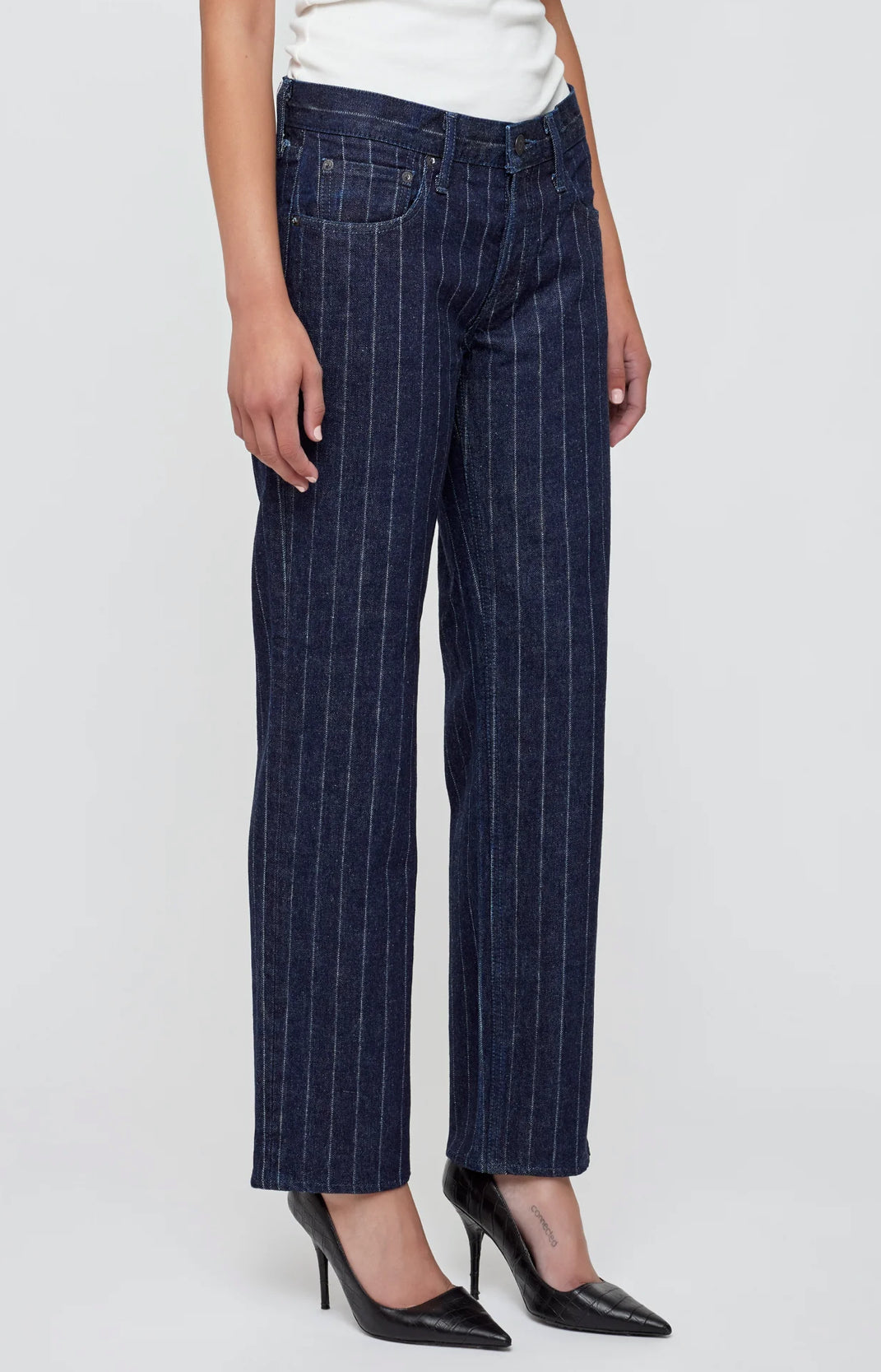 Moussy Vintage Syosset Low-Rise Straight - Mix Navy 147