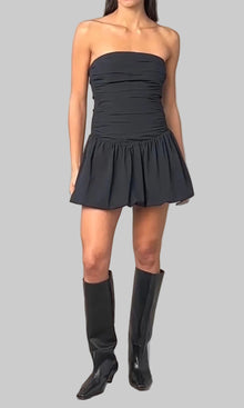 Mon Renn Radiance Mini Dress - Black