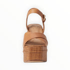 Sam Edelman Trianna Strappy Espadrille Platform Sandals - Cuoio Brown