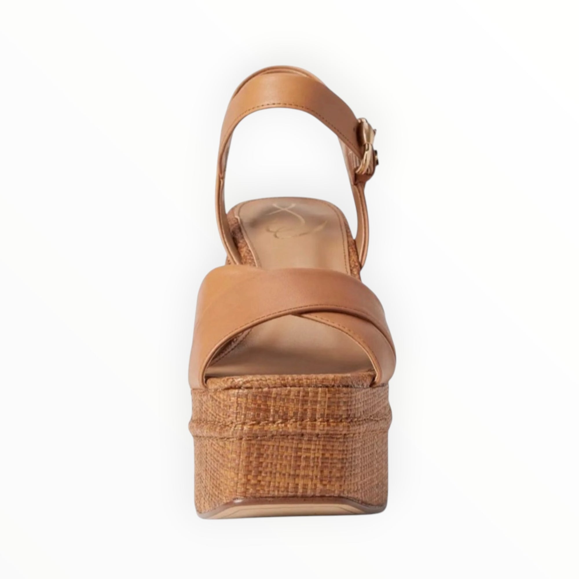 Sam Edelman Trianna Strappy Espadrille Platform Sandals - Cuoio Brown