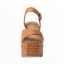 Sam Edelman Trianna Strappy Espadrille Platform Sandals - Cuoio Brown