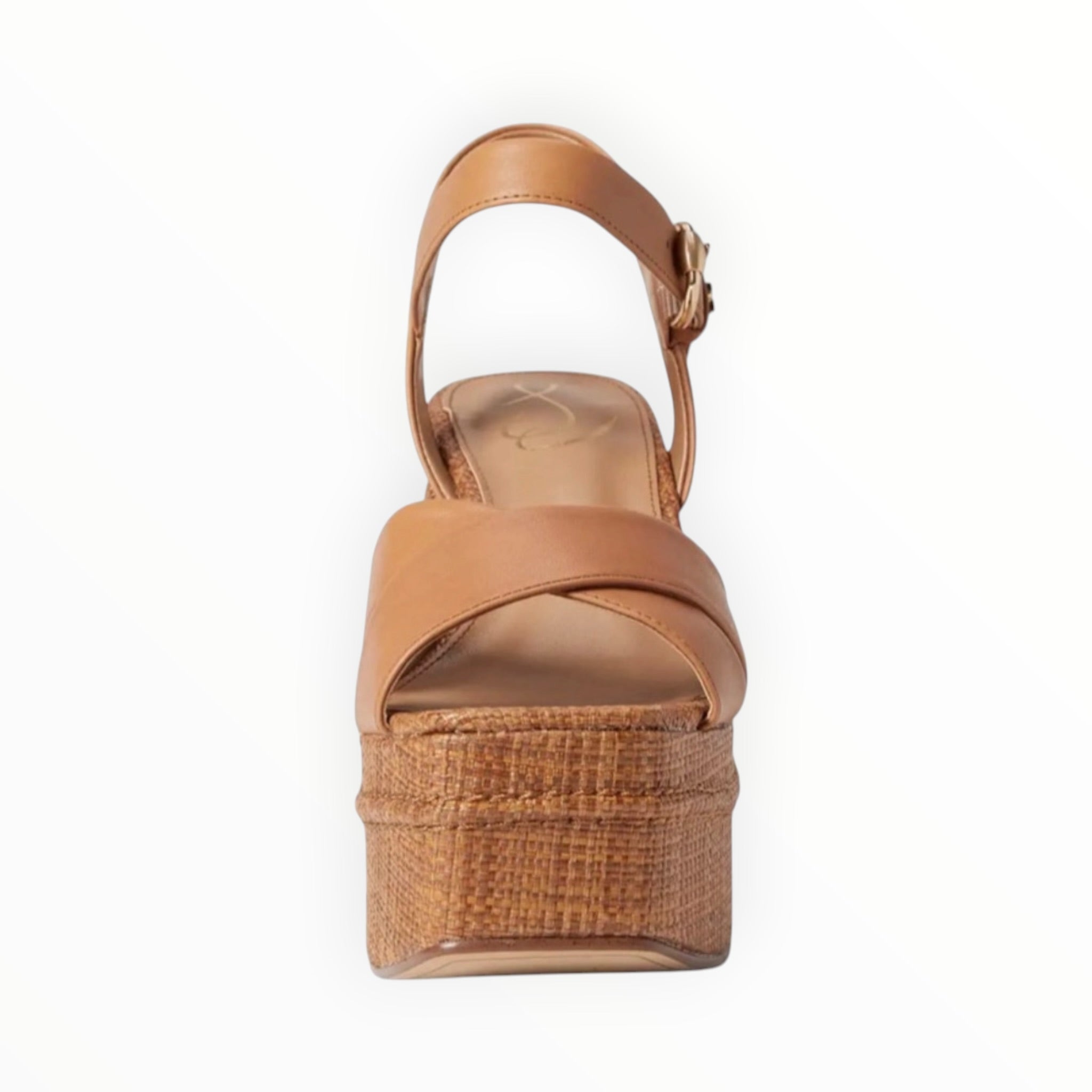 Sam Edelman Trianna Strappy Espadrille Platform Sandals - Cuoio Brown