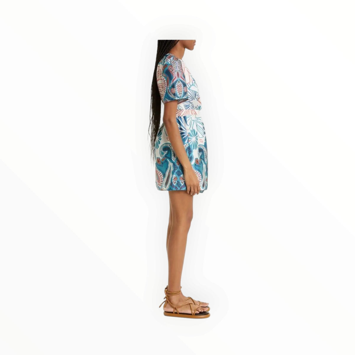 ba&sh Jara Short Dress - Turquoise