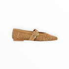 Dolce Vita Mikel Ballet Flats - Light Brown Perforated Suede