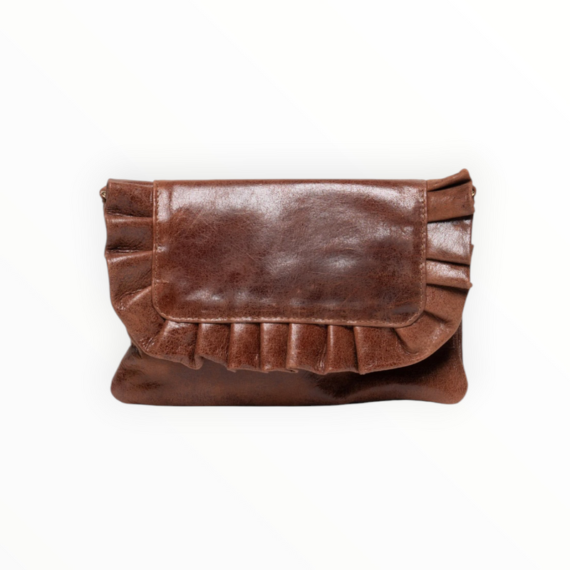 Laggo Riwana Clutch - Whiskey Glazed