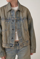 SLVRLAKE Boston Trucker Jacket - Indigo Rust