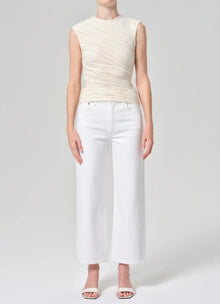 AGOLDE Harper Crop Jeans - Sour Cream