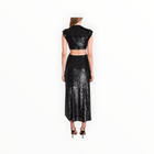 A.L.C. Alexis Sequined Cut Out Midi Dress - Black