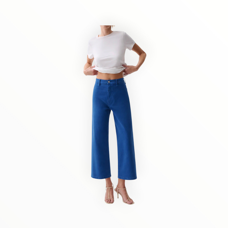 Pistola Penny High Rise Wide Leg Jean - Ciel