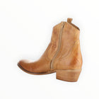Fly London Wami Western Boot - Camel Velvet