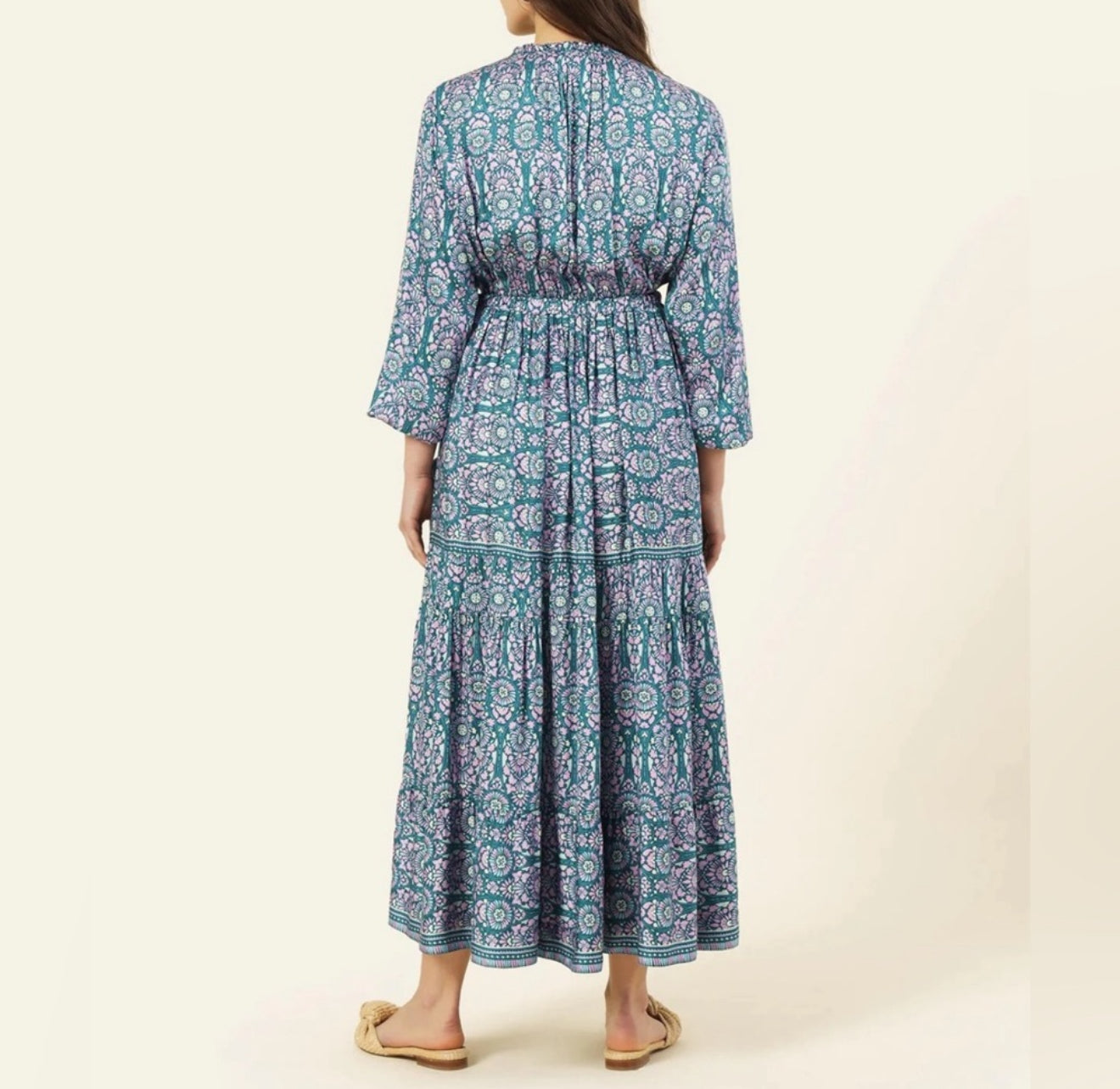 Omika Nina Midi Dress - Malia Teal