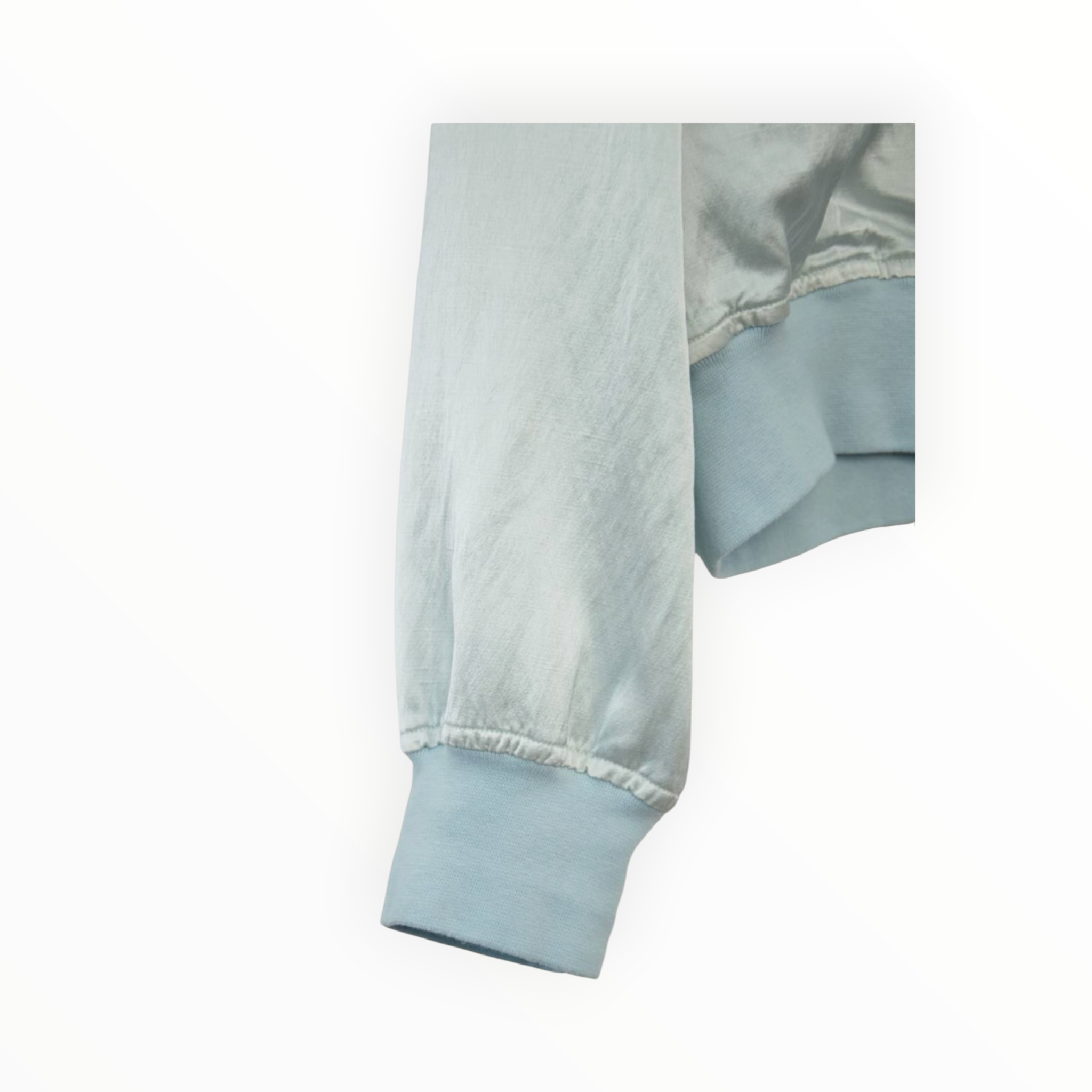 The Avant Satin Bomber - Light Blue