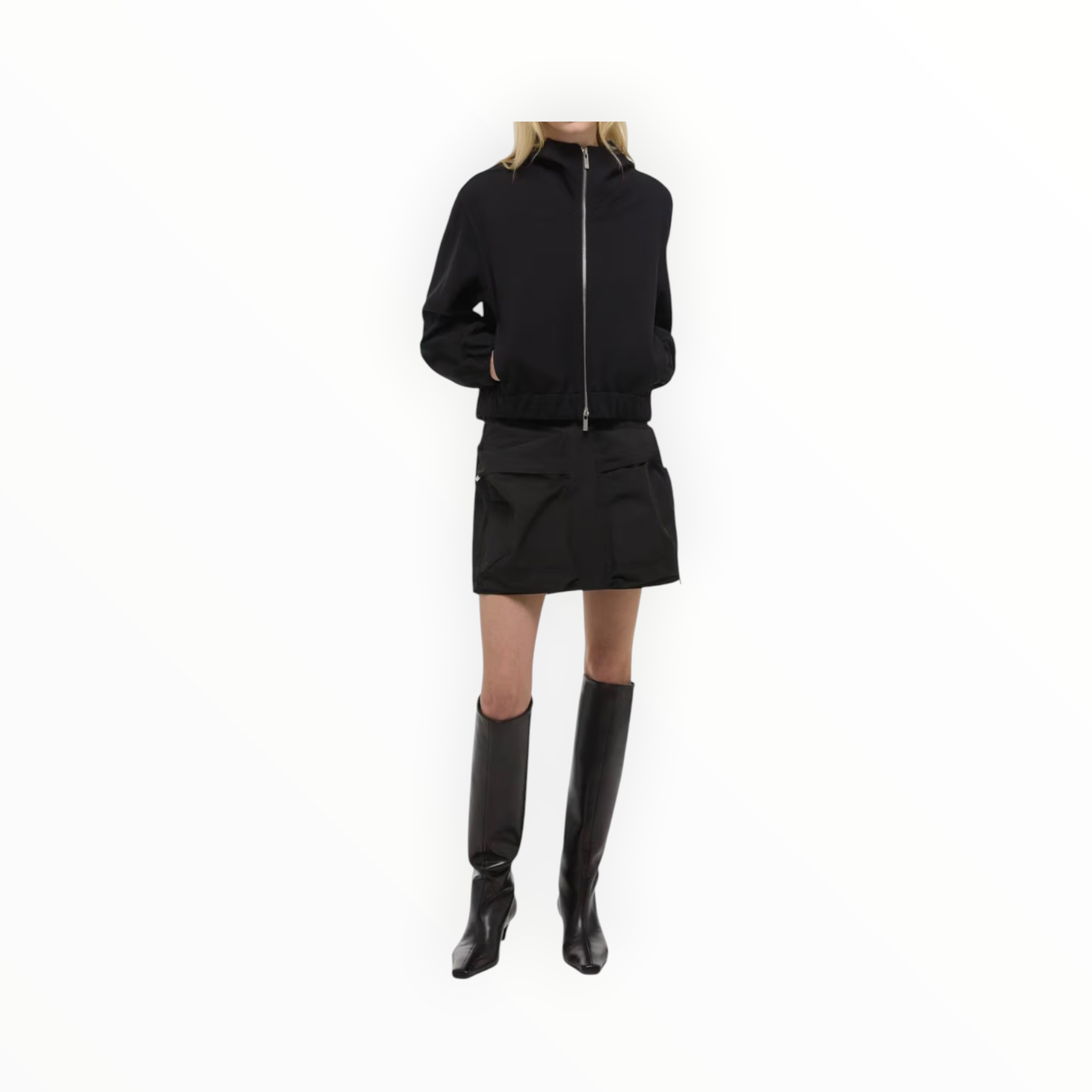 Helmut Lang Hooded Shell Jacket - Black