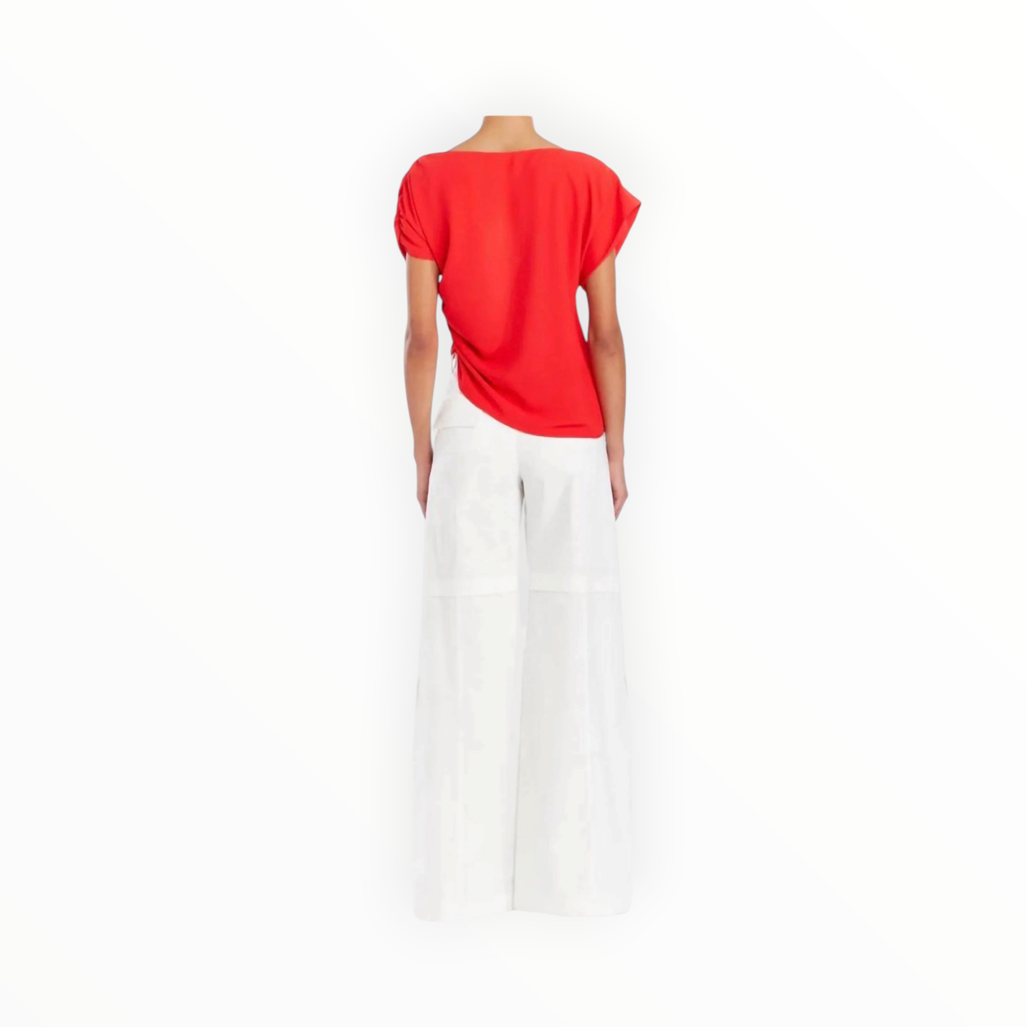 Amanda Uprichard Elroy Top - Candy Apple