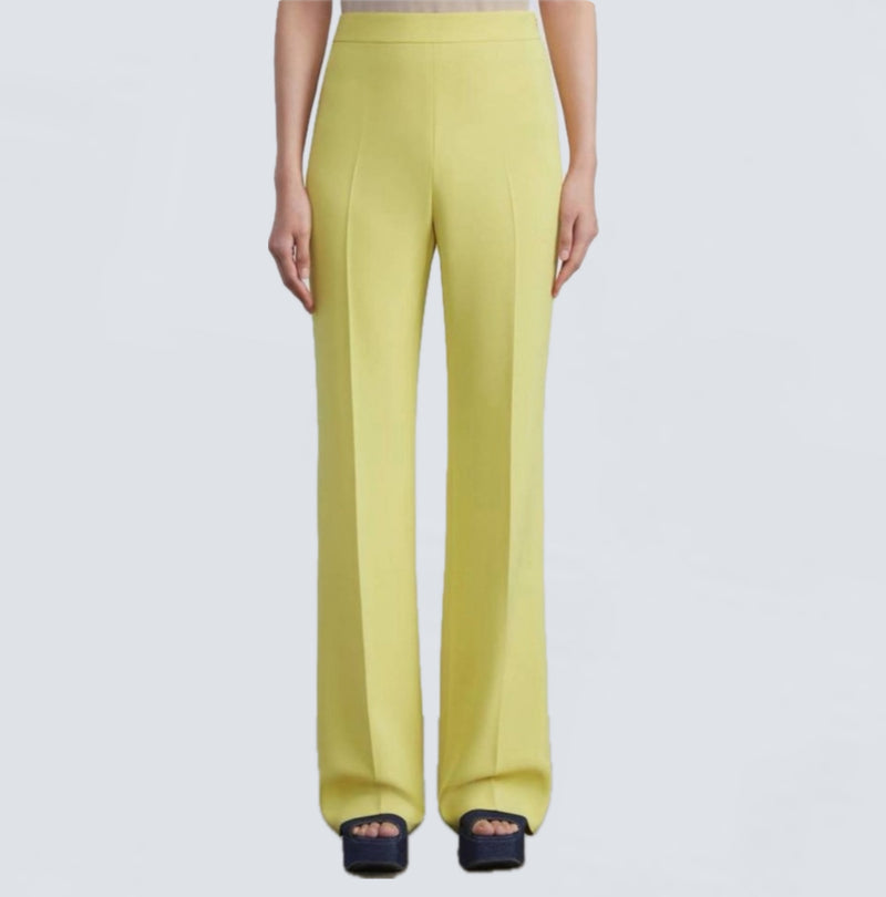 Lafayette 148 Gates Pants - Bright Citrine