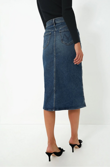 MOTHER Swooner Straight Midi Skirt - Going Full Circle