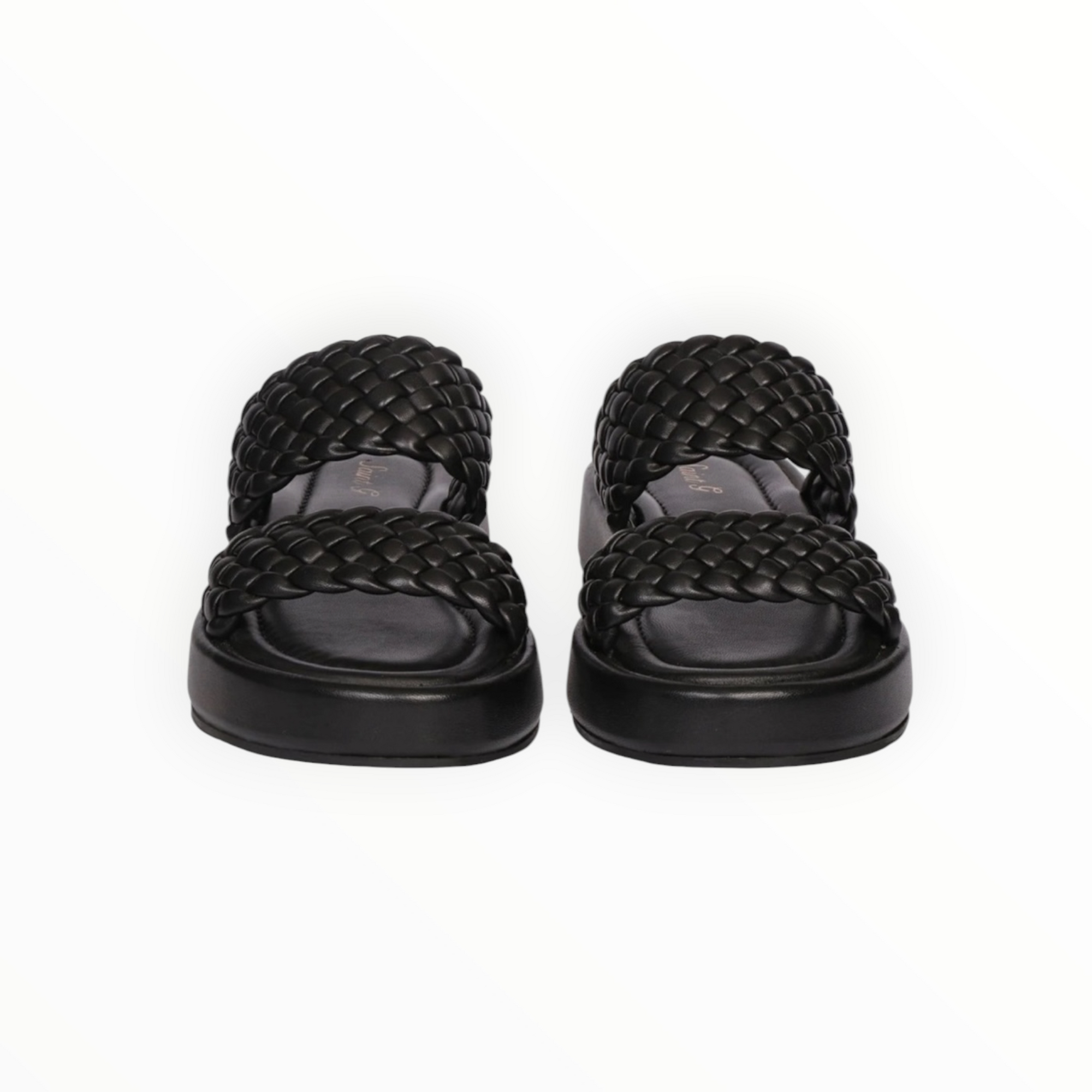 Saint G Christina Slides - Black
