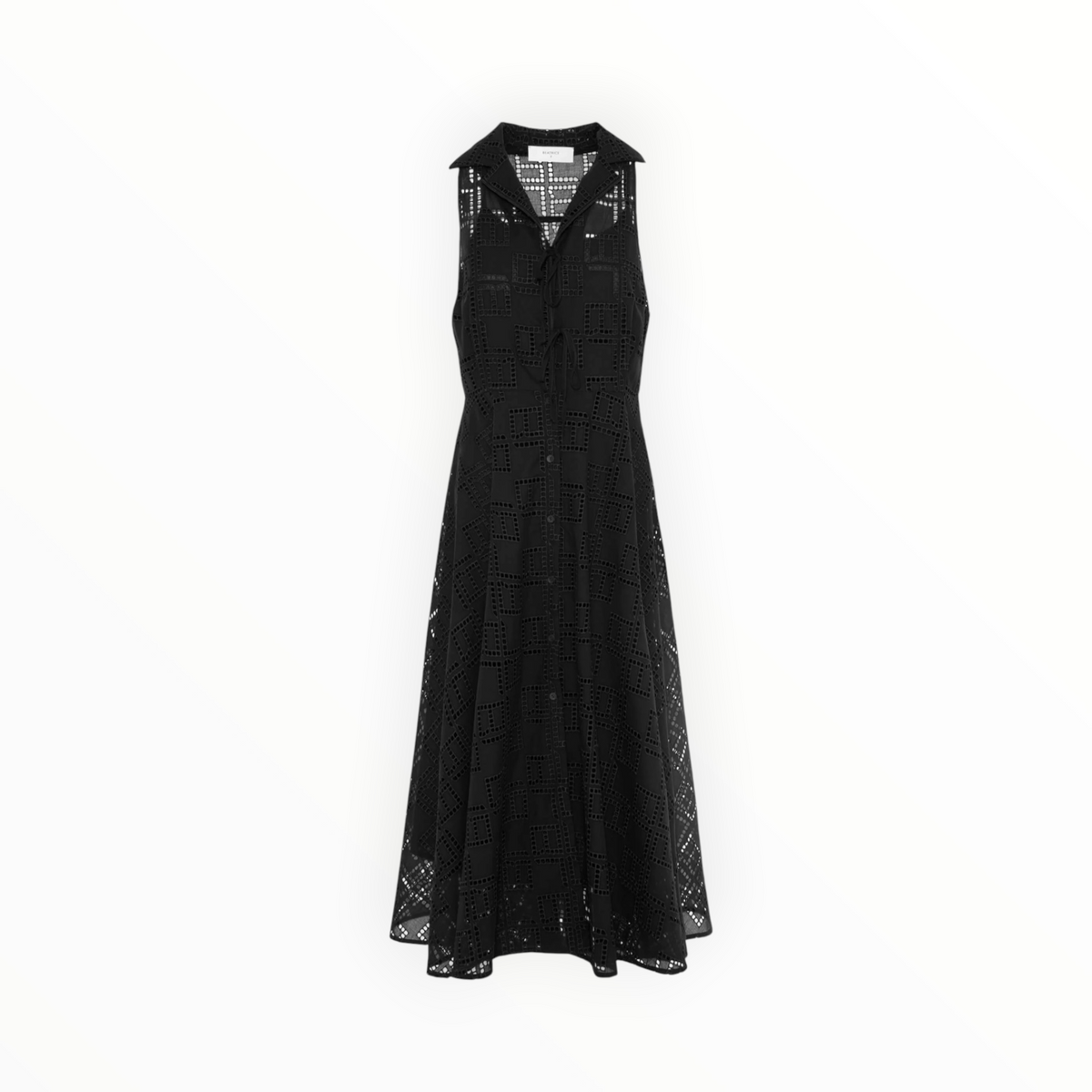 Beatrice .b Broderie Anglaise "Monogram" Chemisier Dress - Black